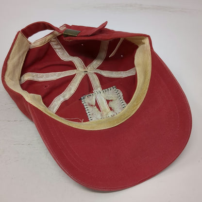 Xhilaration Baseball Cap Red One Size Star Patch Slideback Cotton Hat Blue White