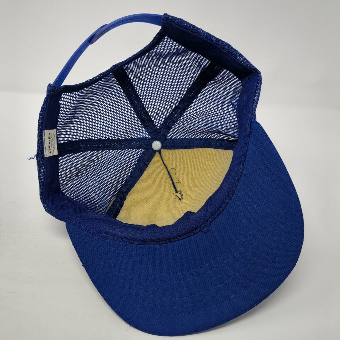 NAPA Auto Parts Trucker Hat Blue OS Adjustable Mesh Back Rope The Louisville