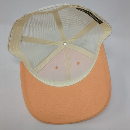 Idaho Snapback Trucker Hat Orange Small Adjustable Mesh Back Richardson