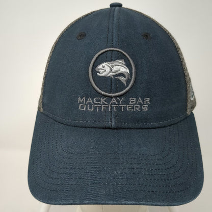 Ouray Sportswear Trucker Hat Blue One Size Mackay Bar Outfitters River No Return