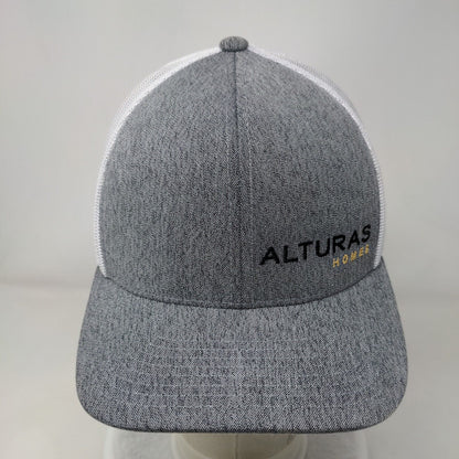 Alturas Homes Snapback Trucker Hat Gray OSFA Mesh Back Pacific Headwear