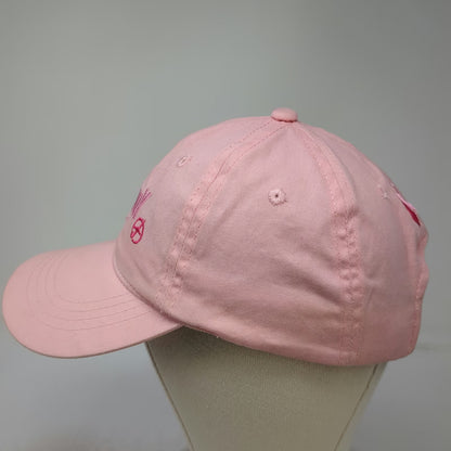 Headliner Broadway Baseball Cap Pink One Size Breast Cancer Awareness Ribbon Hat