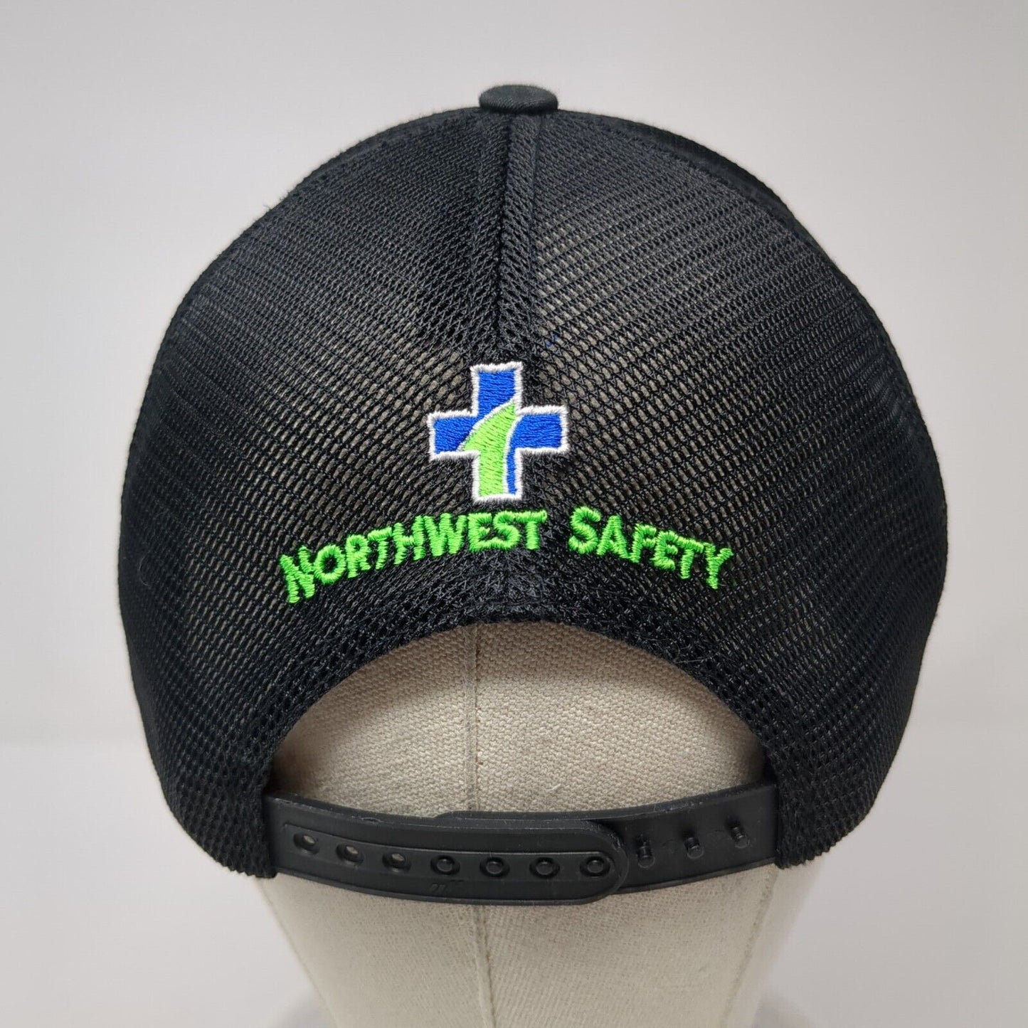 Northwest Safety Snapback Trucker Hat Black One Size Port Authority