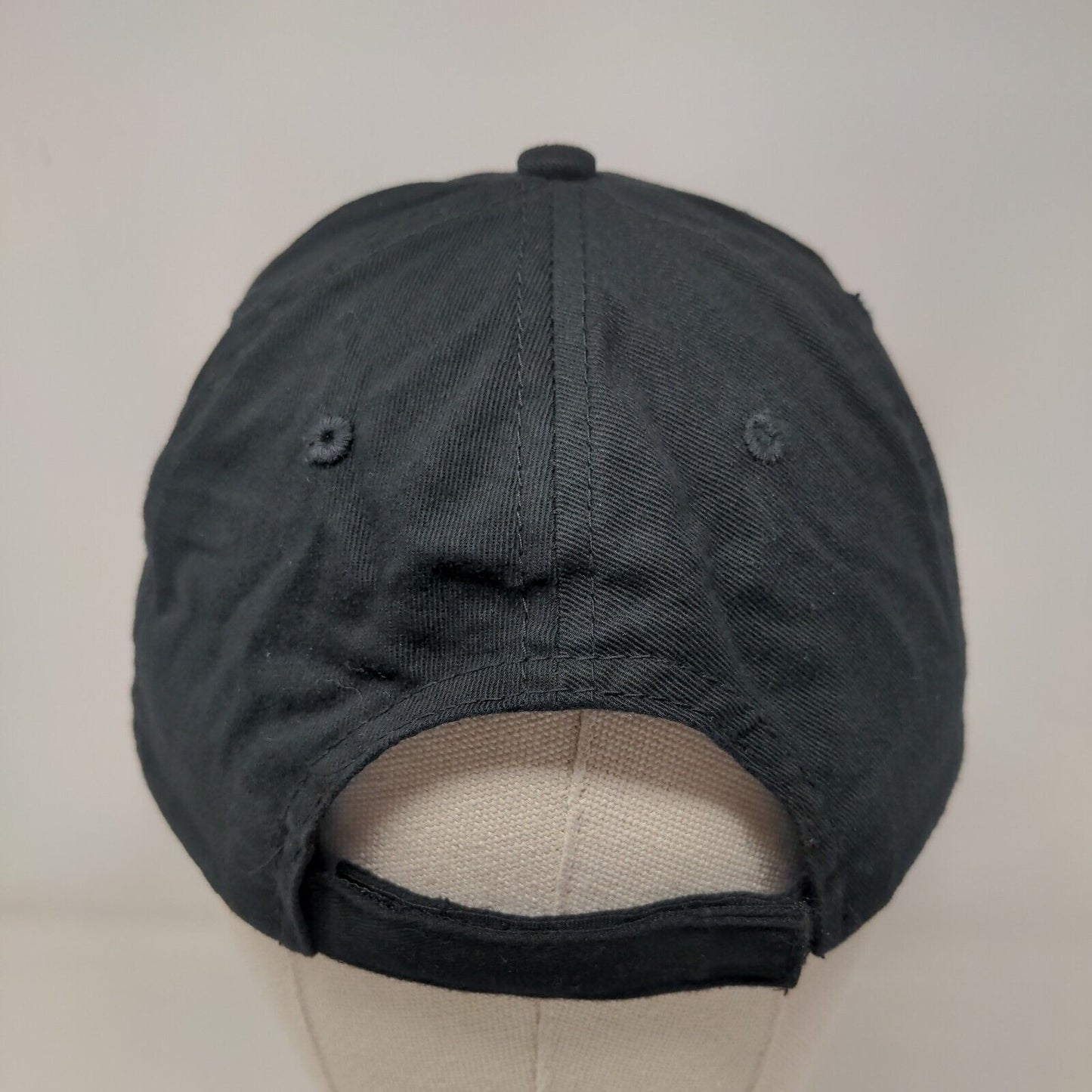 Pizza Hut Strapback Hat Black OSFA Adjustable Embroidered Employee Crew Cap