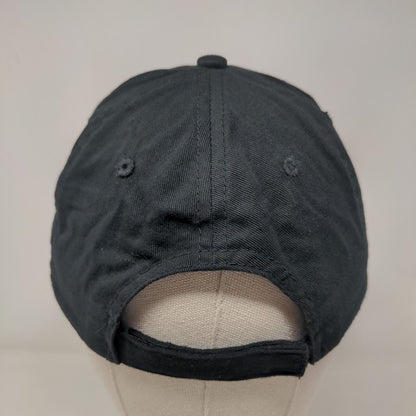 Pizza Hut Strapback Hat Black OSFA Adjustable Embroidered Employee Crew Cap