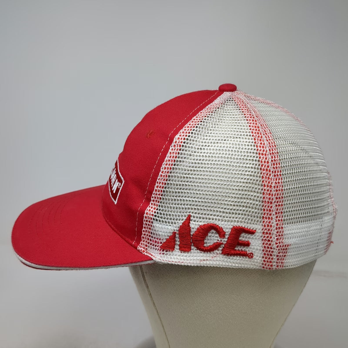 Craftsman Baseball Cap Red One Size Ace Hardware Logo Mesh Snapback Hat