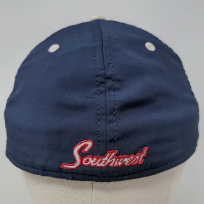 The Game Pro Southwest Fitted Hat Blue Size 7 1/8 Embroidered Logo
