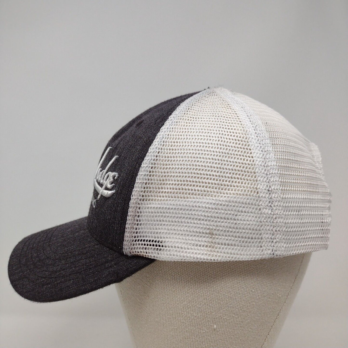 Shore Lodge McCall Idaho Snapback Trucker Hat Gray OSFA Mesh Back Legacy