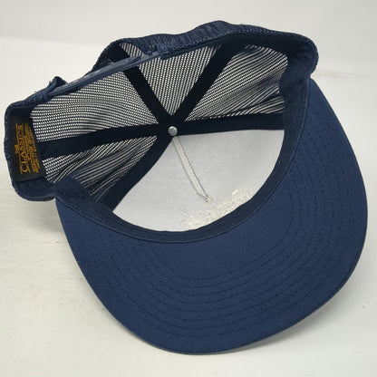 Yupoong Trucker Hat Blue One Size Boise Co-op Market Fresh Local Mesh Snapback
