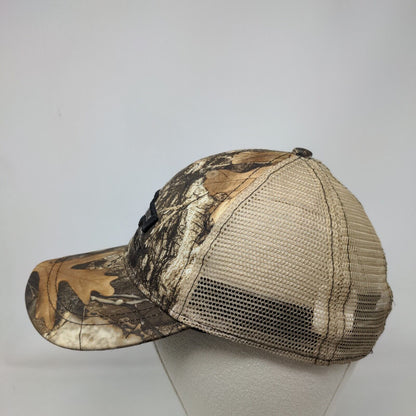 Chevrolet Snapback Trucker Hat Camouflage OSFM Embroidered Mesh Back Infinity