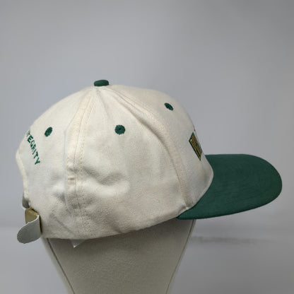 Baseball Cap White Green One Size Promise Keepers Integrity Slideback Cotton Hat