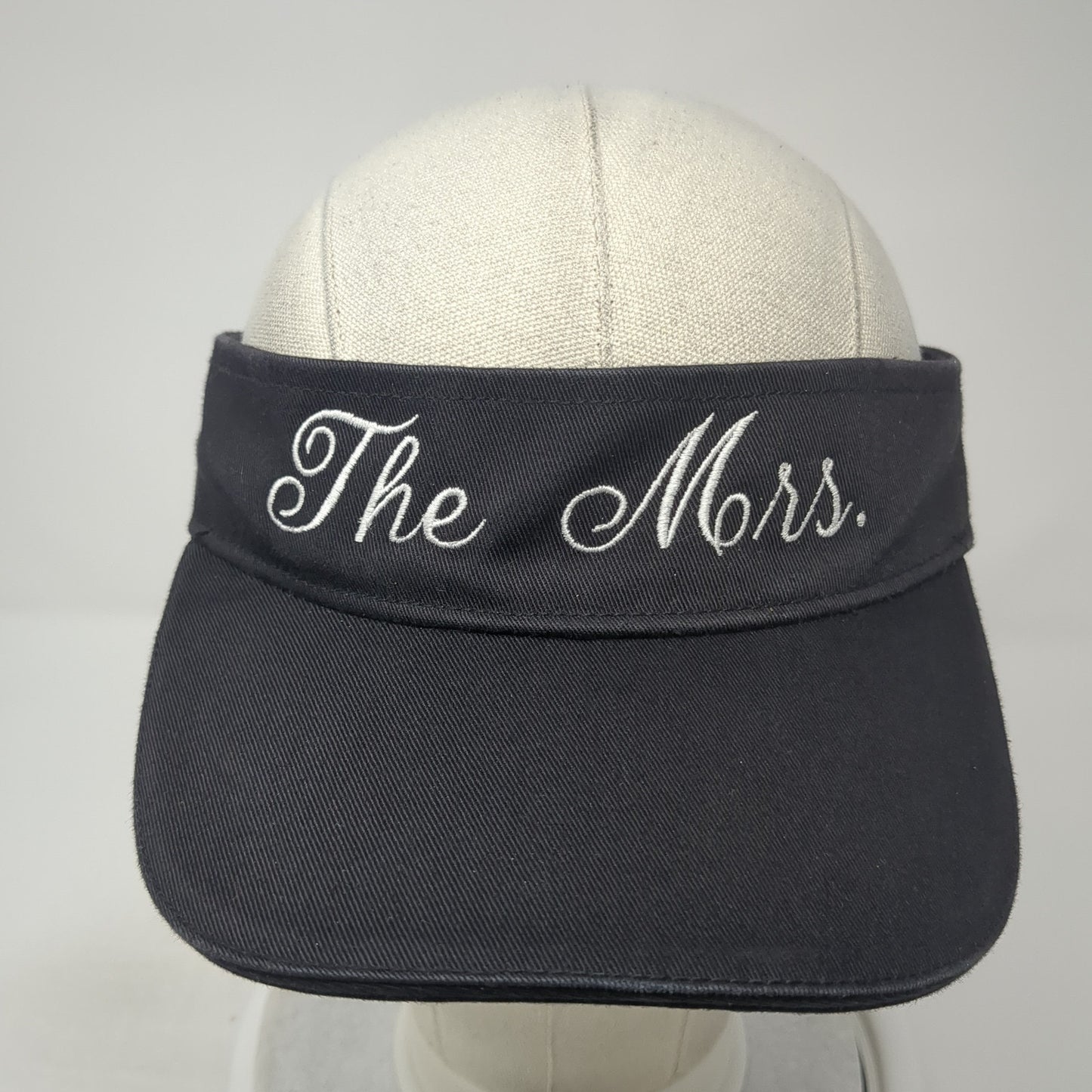 The Mors Sun Visor Hat Black One Size Adjustable Lightweight Embroidered