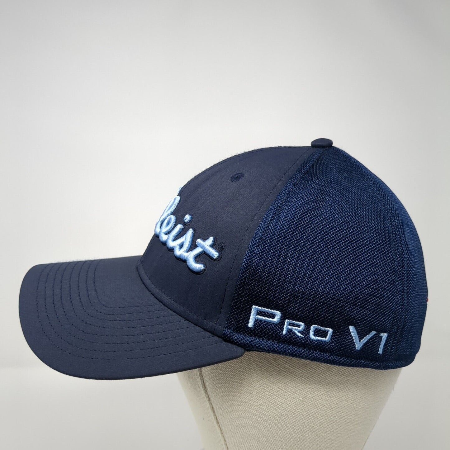 Titleist Fitted Mesh Back Hat Blue Small-Medium Embroidered New Era