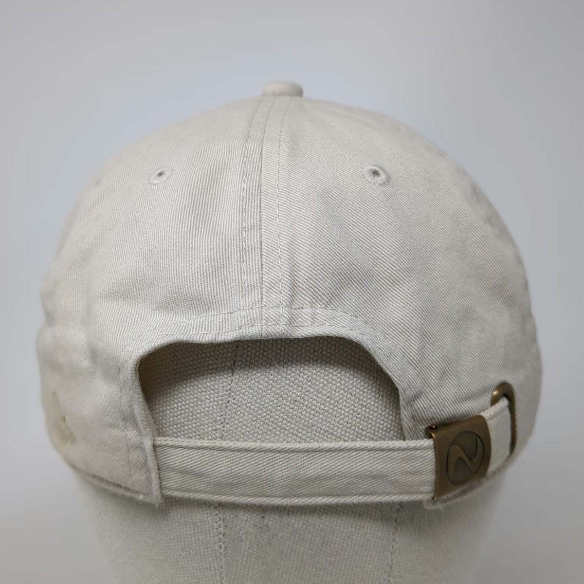 Newhattan Baseball Cap Beige One Size Hawaii Hula Girl Embroidered Strapback Hat
