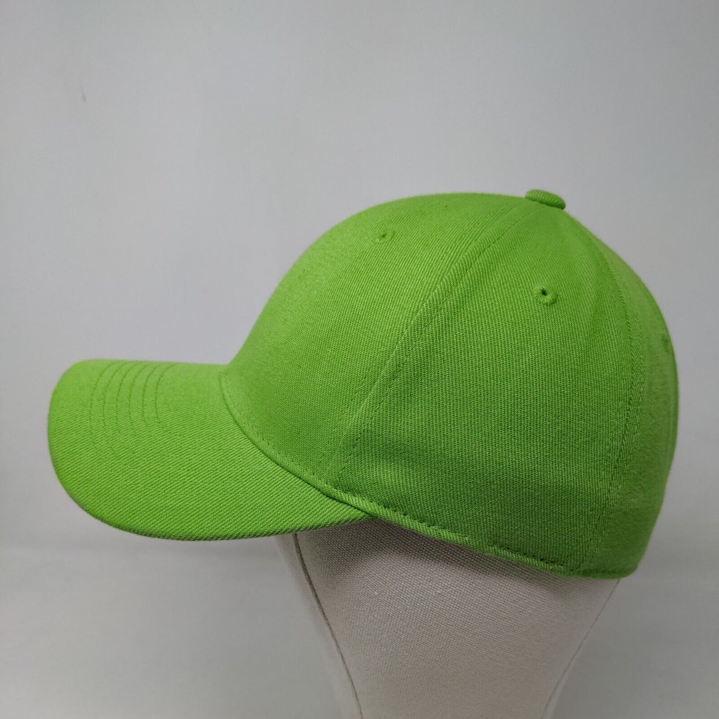 Lids Men's Fitted Hat Green Size OSFA Blank Acrylic Spandex Blend