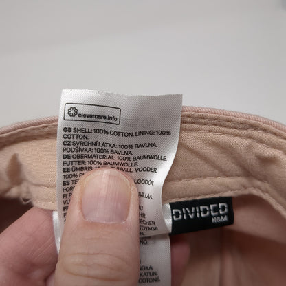Divided by H&M Slideback Hat Pink One Size Adjustable Solid Blank
