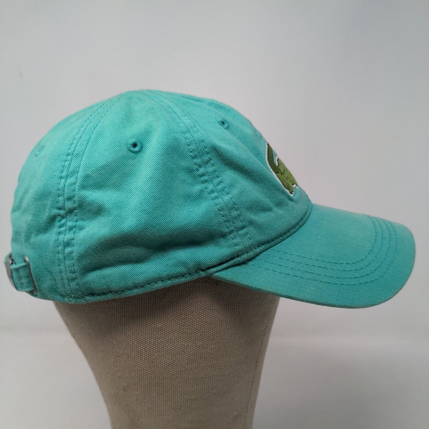 Lacoste Men's Slideback Hat Blue Embroidered Alligator Logo 100% Cotton