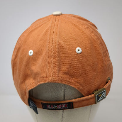 Ahead Baseball Cap Orange One Size 2006 US Open Winged Foot American Flag Hat