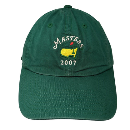 Masters 2007 Slideback Hat Green OSFA Embroidered American Needle