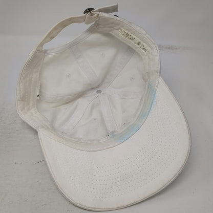 Spencer's Baseball Cap White One Size Titties Black Script Adjustable Cotton Hat
