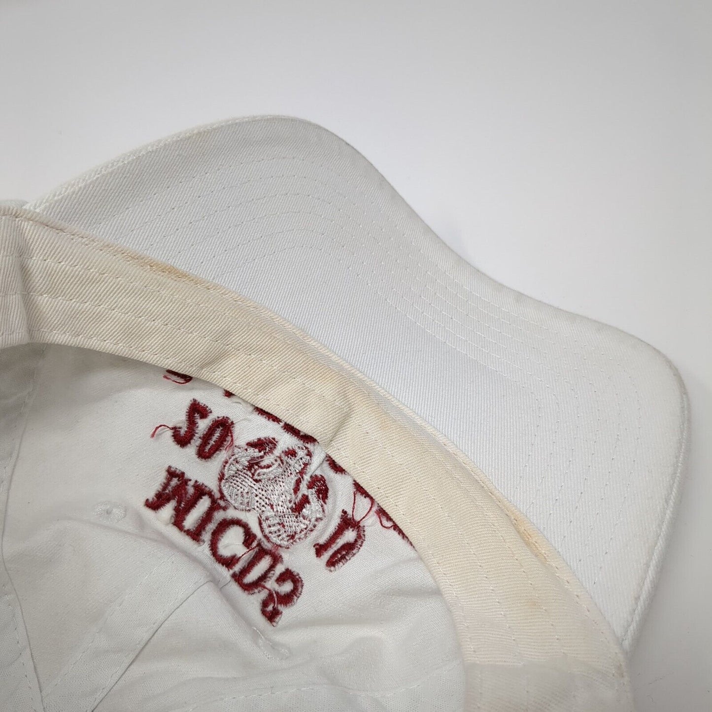 Micds 2019 Lacrosse State Champs Slideback Hat White OS Adjustable Embroidered