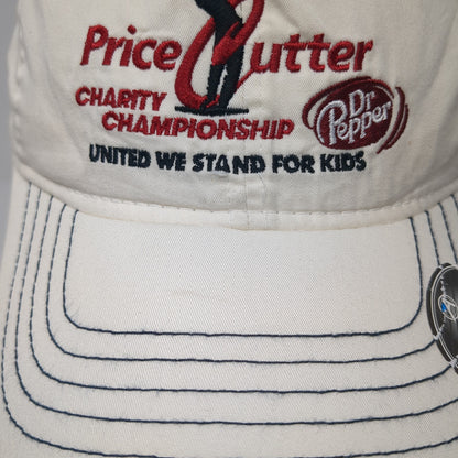 Price Cutter Charity Championship Dr. Pepper Baseball Cap Beige OS Classic Ahead