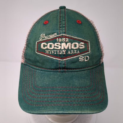 Cosmos Mystery Area 1952 Slideback Trucker Hat Green OSFA Mesh Back