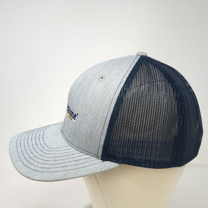 Richardson Trucker Hat Gray Blue One Size INTL FCStone Mesh Back Snapback