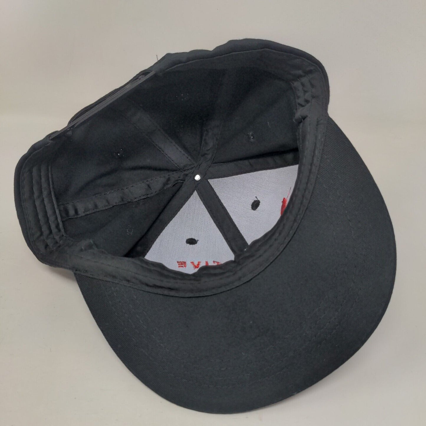 Positive Vibes Snapback Hat Black One Size Adjustable Embroidered