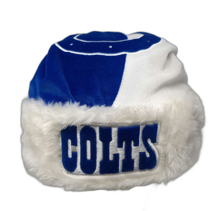 Forever Collectibles Indianapolis Colts NFL Blue White Beanie One Size Santa Hat