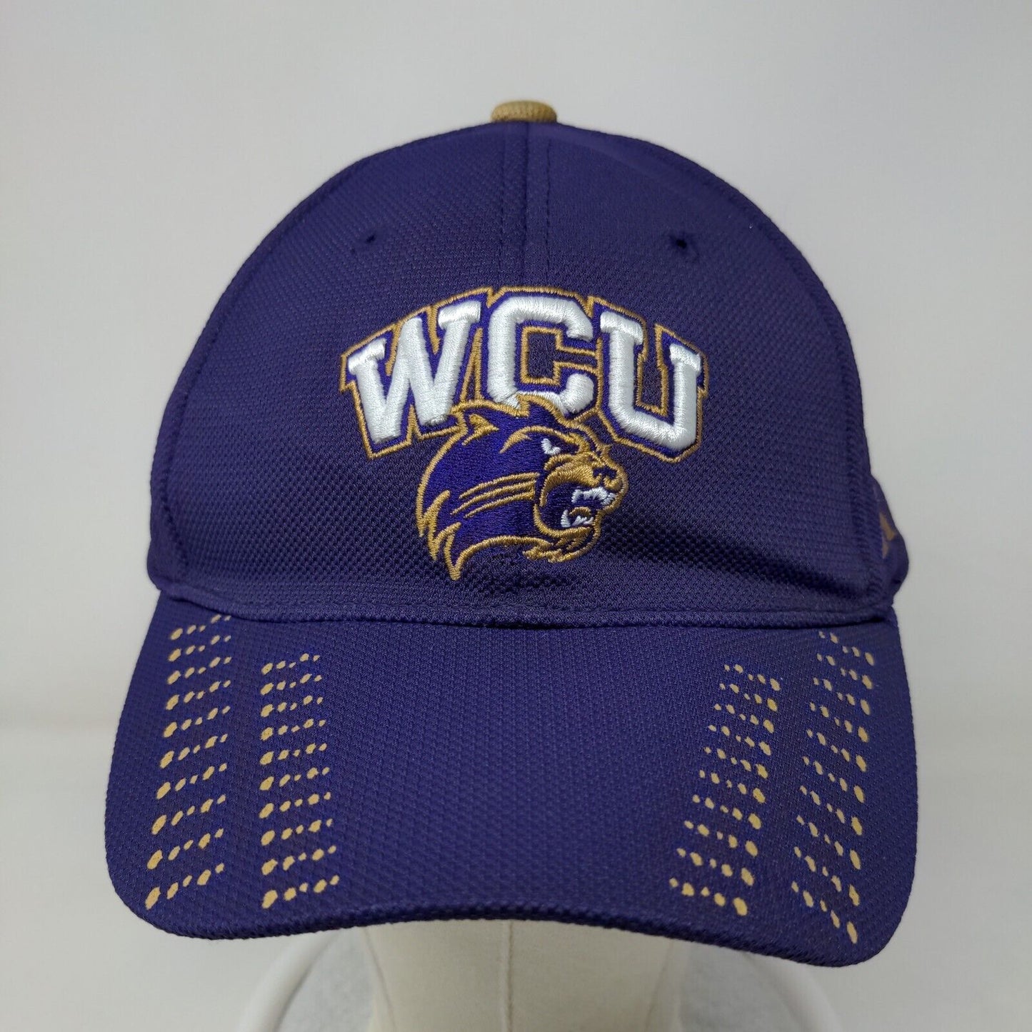 Russell Athletic Men's Strapback Hat Purple Western Carolina Catamounts Logo