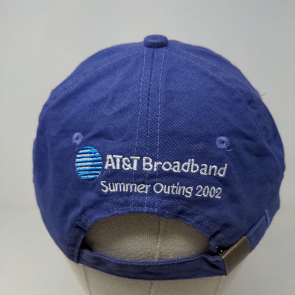 AT&T Broadband Men's Slideback Hat Purple Passport to Adventure 2002 Vintage