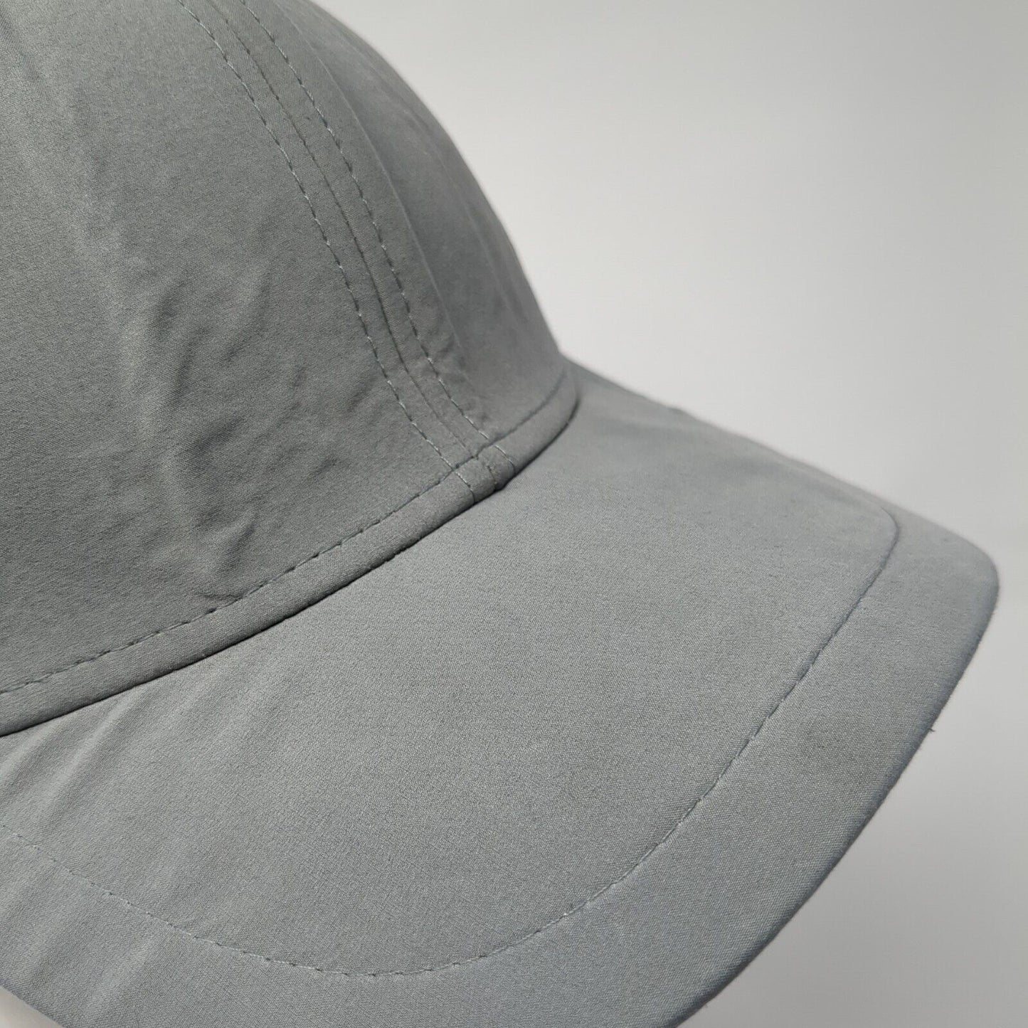 Russell Fitted Hat Gray Size L/XL Lightweight Vented Holes 6 Panel Blank