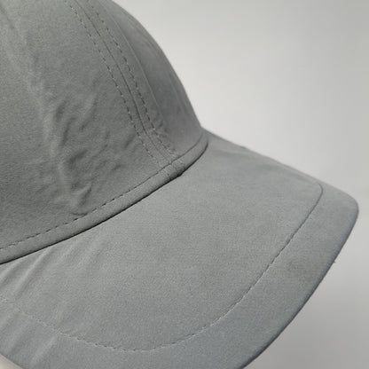 Russell Fitted Hat Gray Size L/XL Lightweight Vented Holes 6 Panel Blank