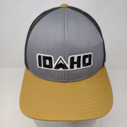 Idaho Snapback Mesh Back Trucker Hat Multi OSFA Colorblock Adjustable