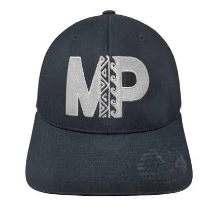 MP Snapback Mesh Back Trucker Hat Black One Size The Classics Yupoong