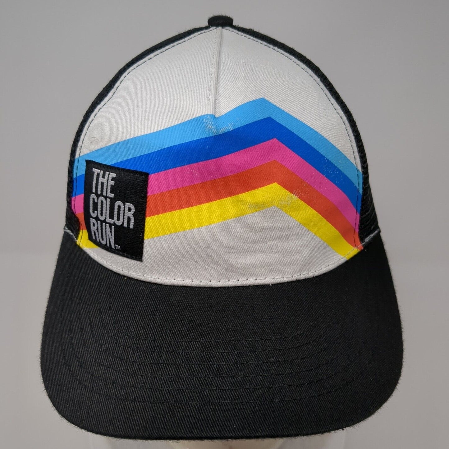 The Color Run Snapback Trucker Hat Multicolor One Size Adjustable Mesh Back