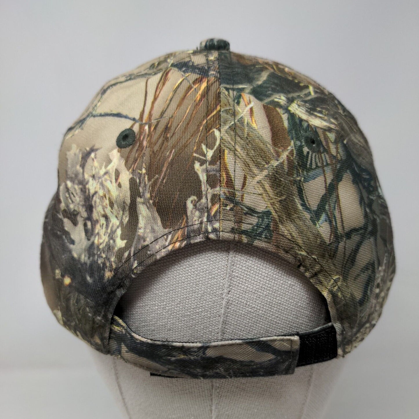 A.C. Miller Concrete Strapback Hat Camouflage One Size Adjustable Embroidered