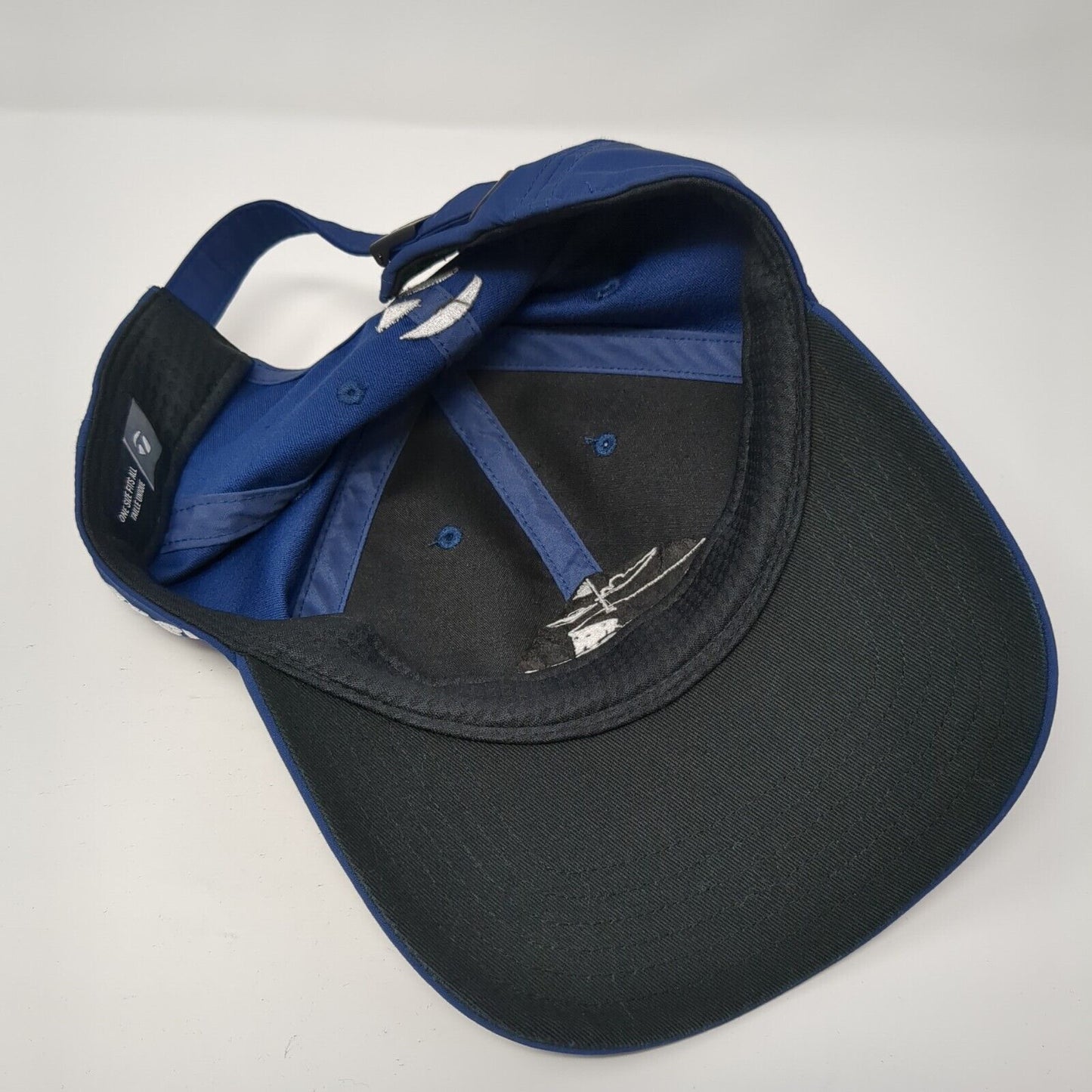 Ridge Crest Golf Club Slideback Hat Blue OS Adjustable Embroidered TaylorMade
