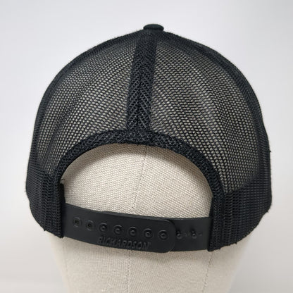 Richardson Trucker Hat Black One Size Pestco Holdings All Cat No Cattle Patch