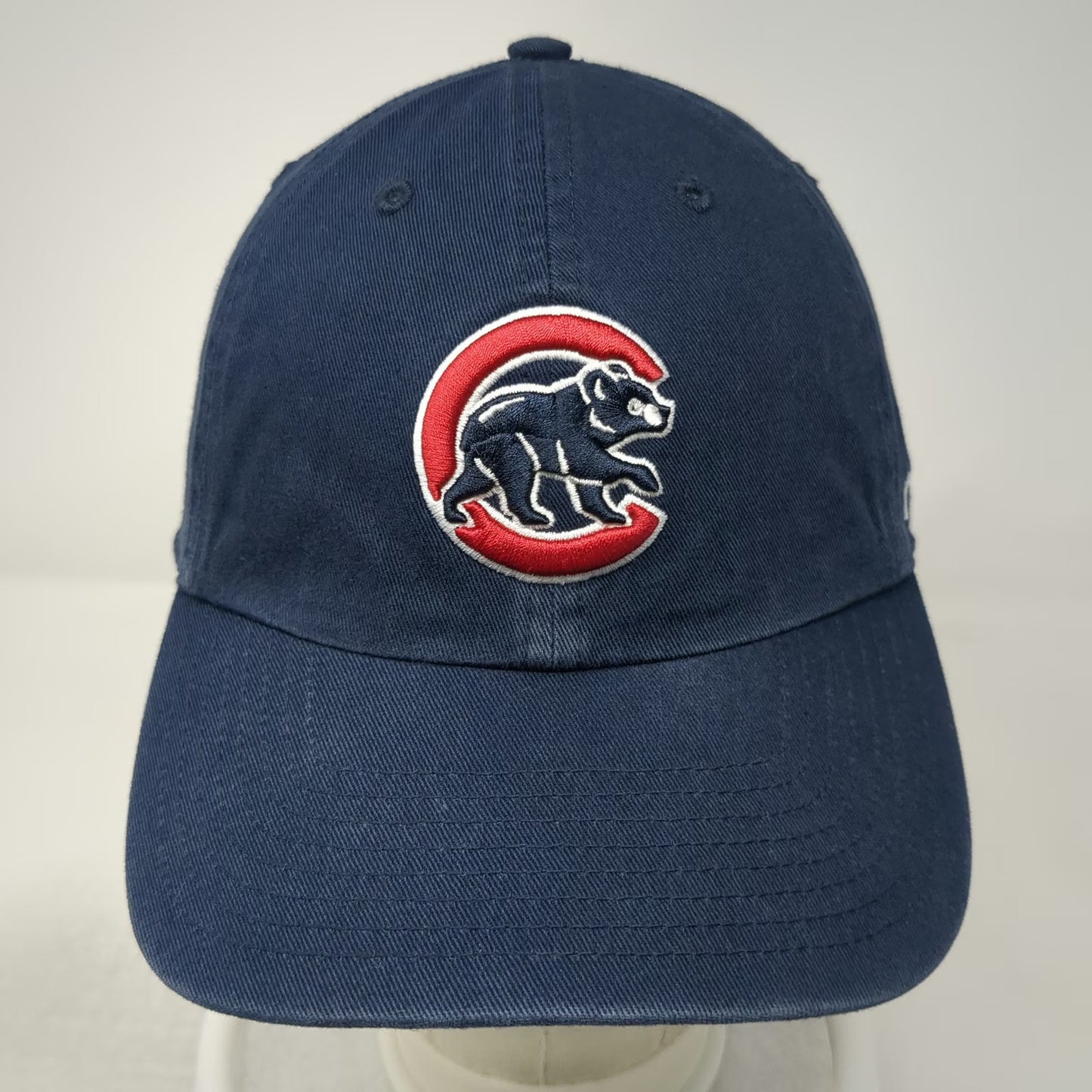 '47 MLB Chicago Cubs Blue Red White One Size Cotton Adjustable Baseball Cap Hat
