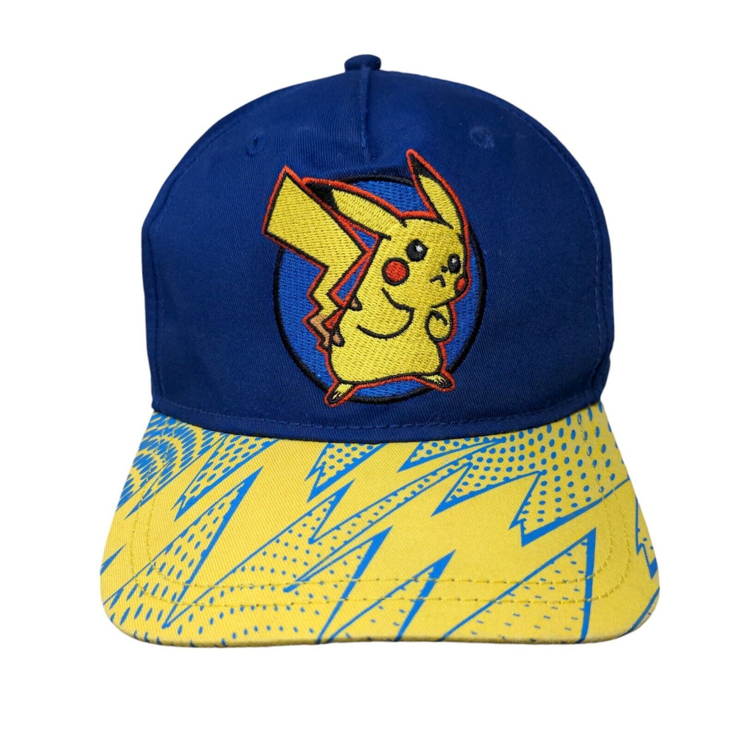 Pokemon Pikachu Youth Snapback Hat Multi OSFM Adjustable Colorblock