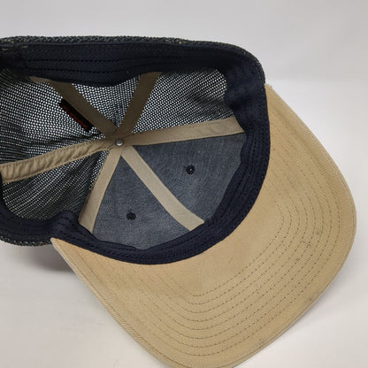 Pine Trees USA Flag Patch Fitted Trucker Hat Gray One Size Columbia