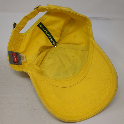 Nike Oregon Ducks NCAA Baseball Cap Yellow Green One Size Slideback Logo Hat