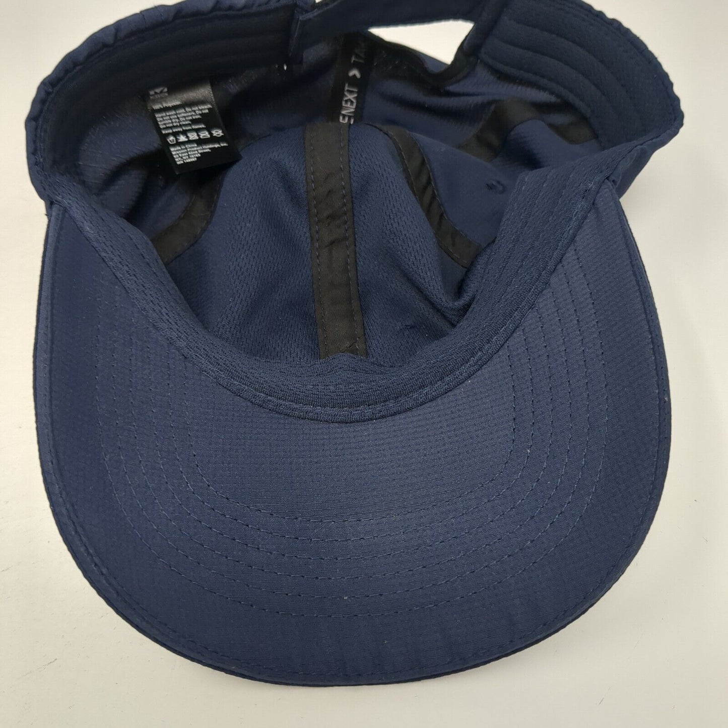 Mission Strapback Hat Blue One Size Adjustable Active Outdoor 6 Panel