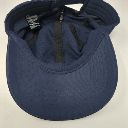 Mission Strapback Hat Blue One Size Adjustable Active Outdoor 6 Panel