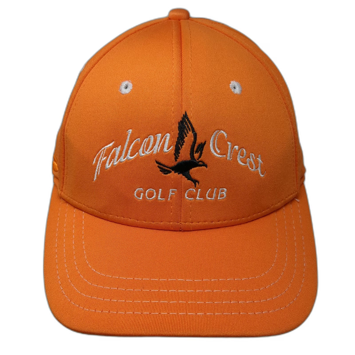 Pukka Falcon Crest Golf Club Baseball Cap Orange White Black M Stretch Fit Hat