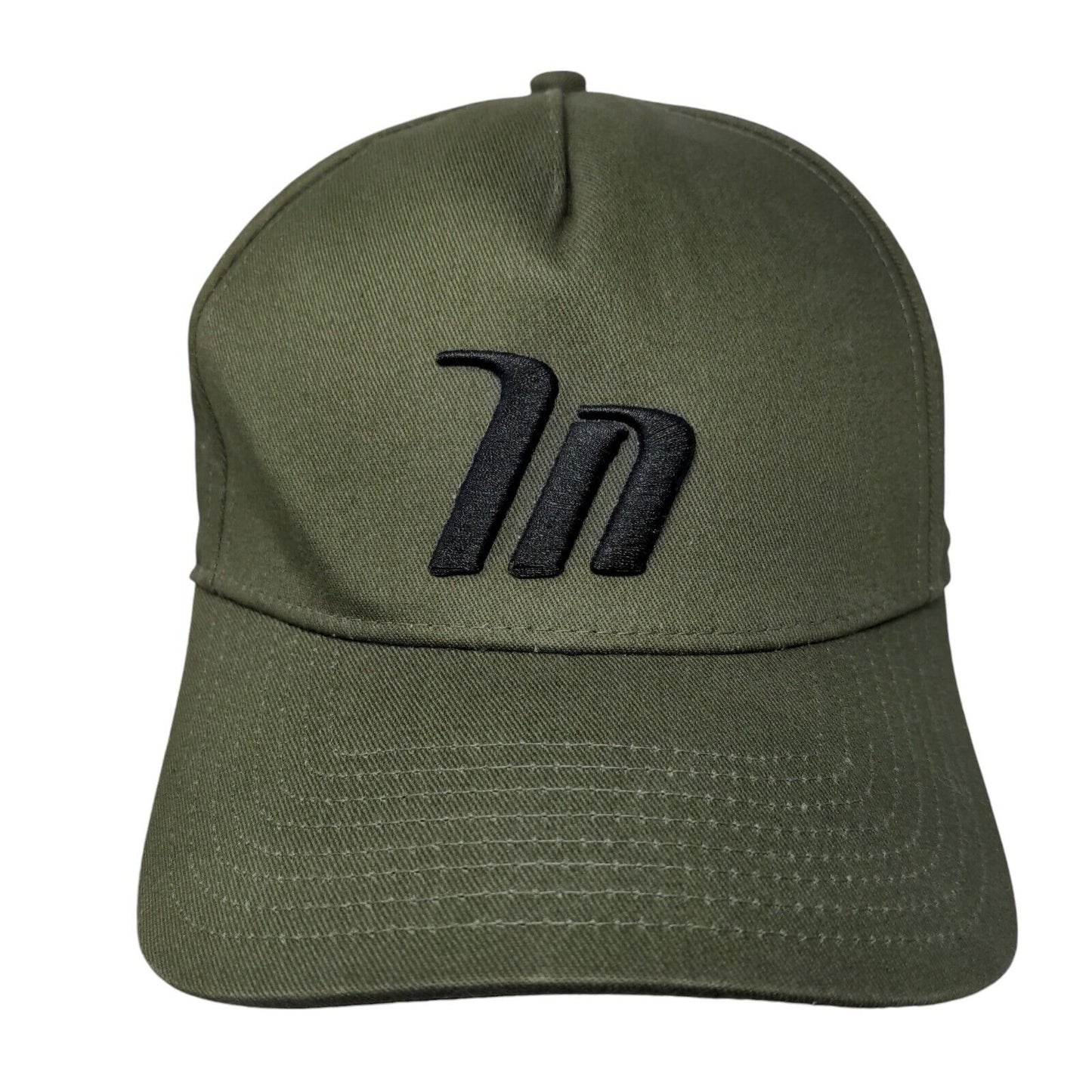 Muscle Nation Snapback Hat Green One Size Adjustable Embroidered Vented Holes