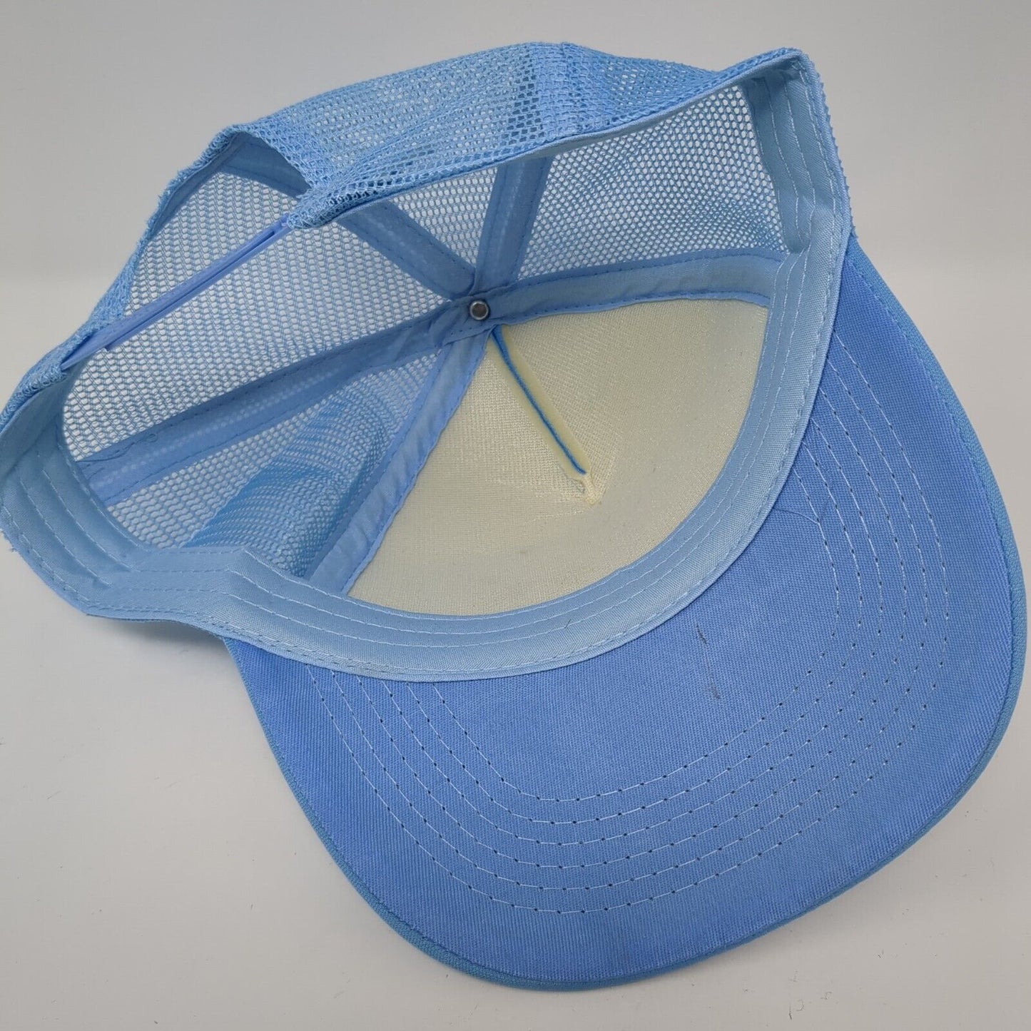 Playa Del Carmen Mexico Snapback Trucker Hat Blue One Size Adjustable Mesh Back