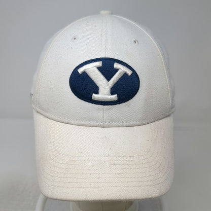 BYU Cougars NCAA Nike Cap White Blue One Size Dri-Fit Legacy91 Performance Hat